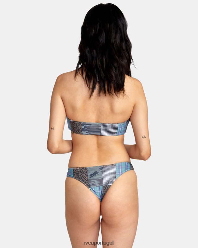 nadar RVCA mulheres Steffani Stella parte de baixo do biquíni atrevida multi N00F2H1500