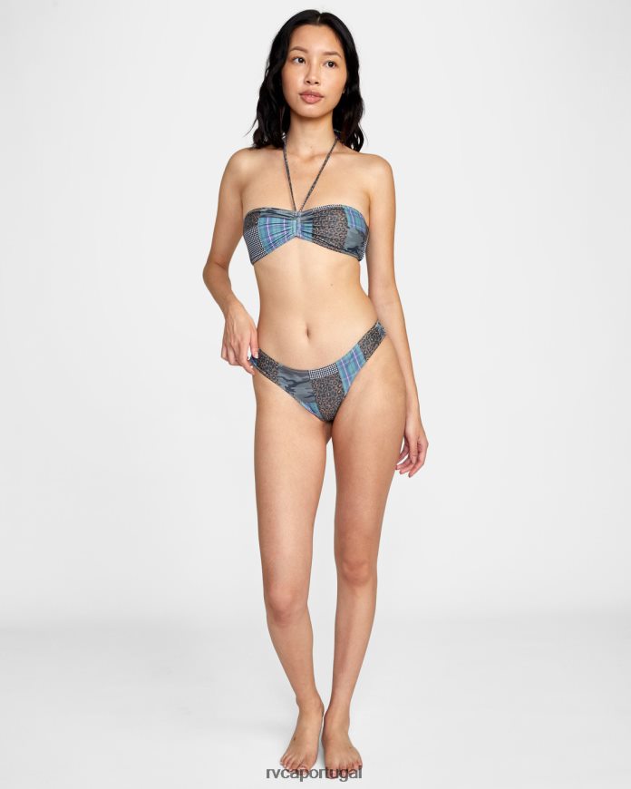 nadar RVCA mulheres Steffani Stella parte de baixo do biquíni atrevida multi N00F2H1500