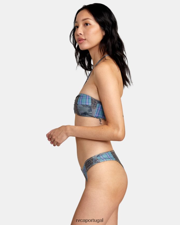 nadar RVCA mulheres Steffani Stella parte de baixo do biquíni atrevida multi N00F2H1500