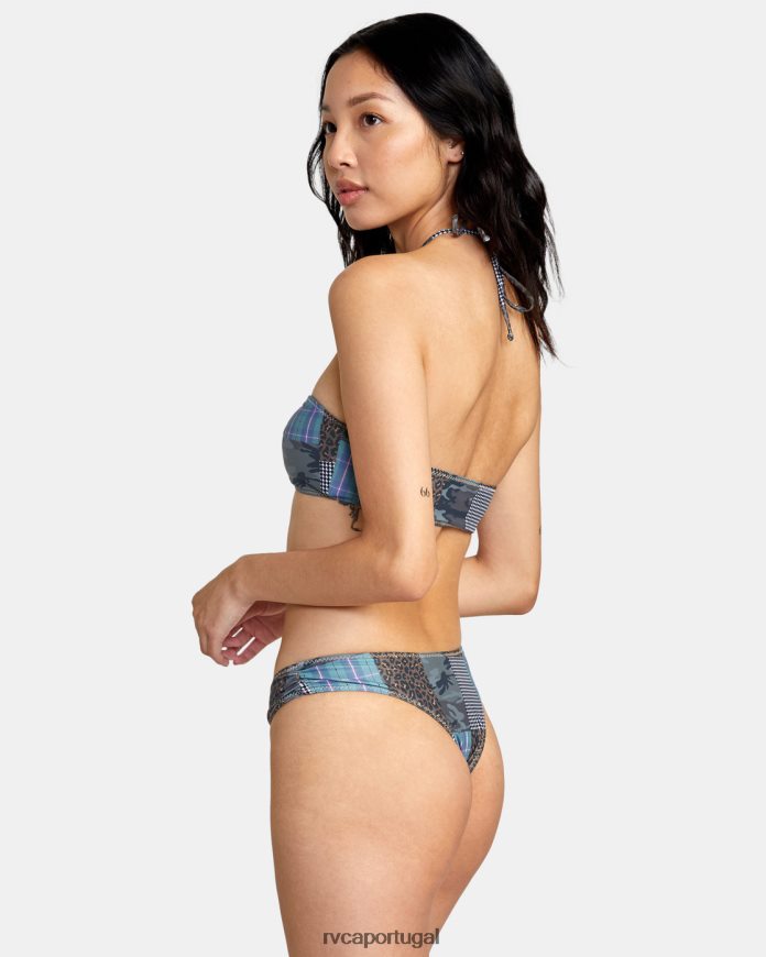 nadar RVCA mulheres Steffani Stella parte de baixo do biquíni atrevida multi N00F2H1500