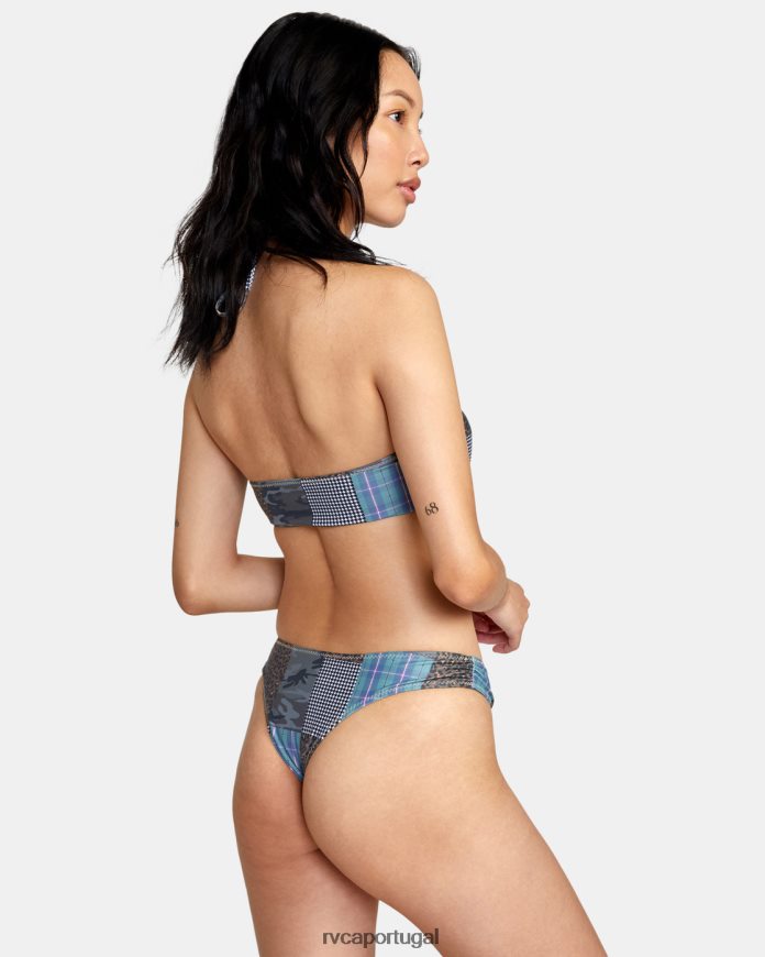 nadar RVCA mulheres Steffani Stella parte de baixo do biquíni atrevida multi N00F2H1500