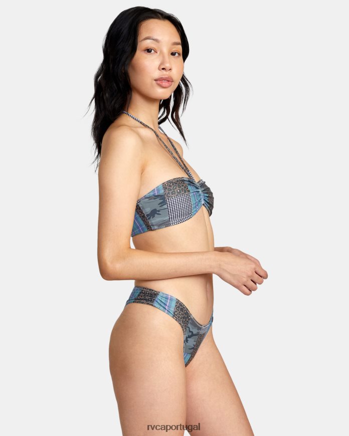 nadar RVCA mulheres Steffani Stella parte de baixo do biquíni atrevida multi N00F2H1500