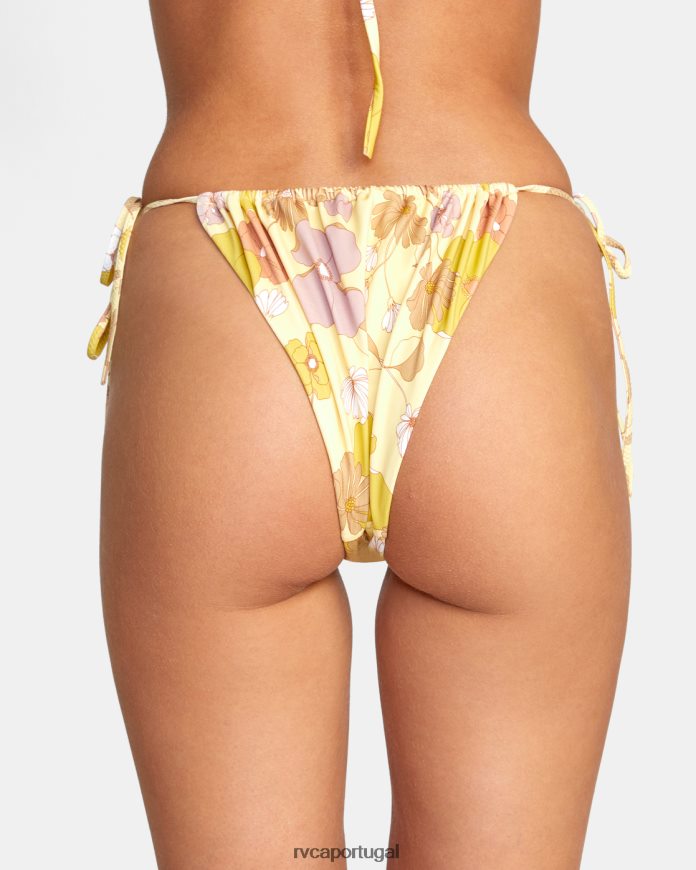 nadar RVCA mulheres haze calcinha de biquíni com amarração lateral multi N00F2H1512