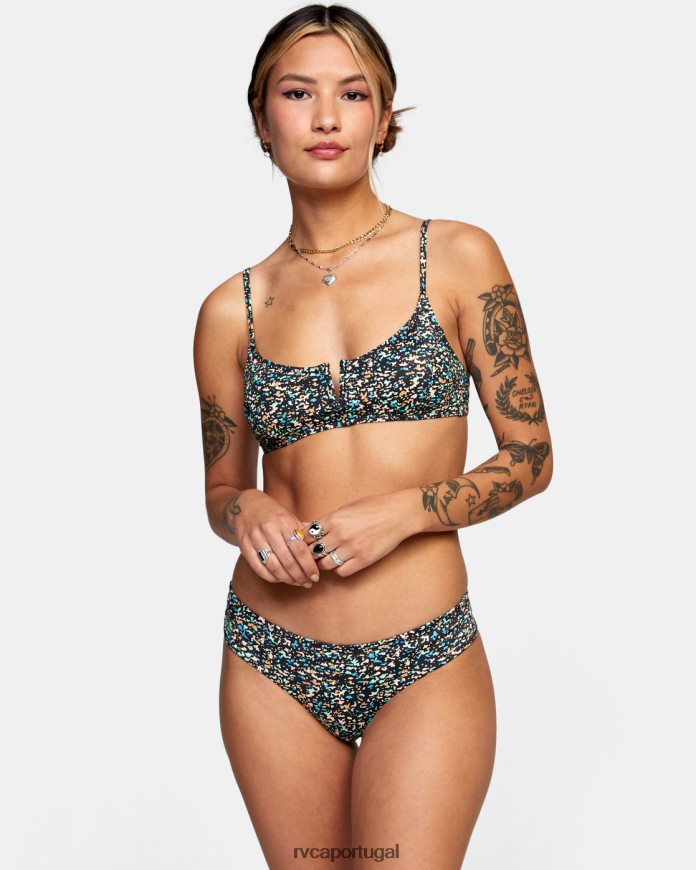 nadar RVCA mulheres não importa a parte de baixo do biquíni atrevida multi N00F2H1674