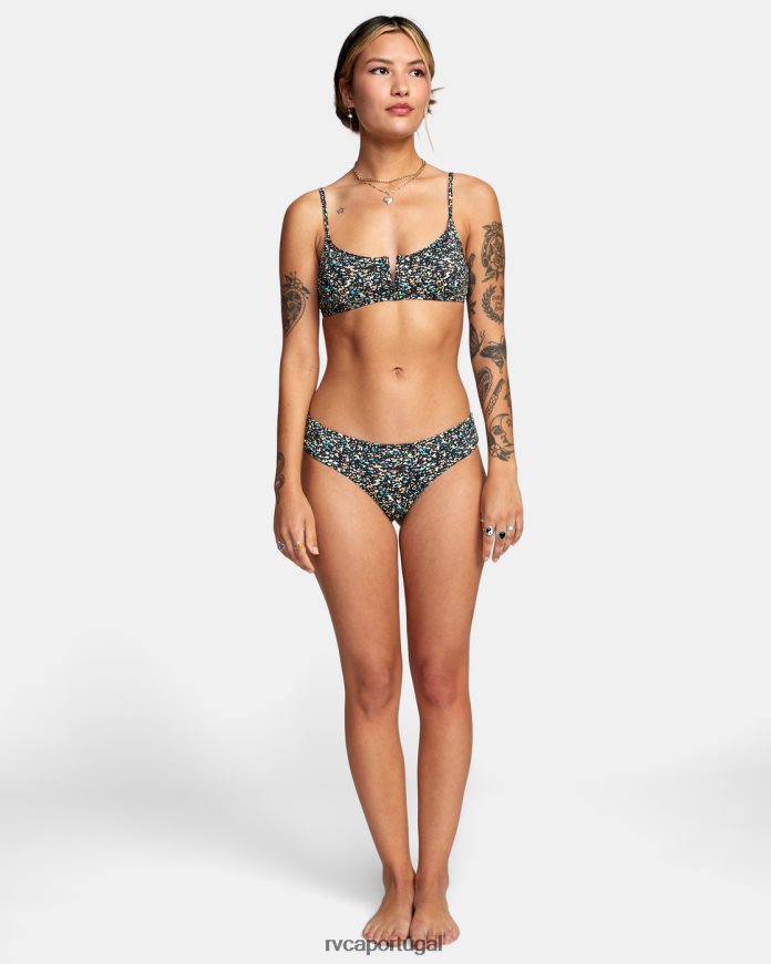 nadar RVCA mulheres não importa a parte de baixo do biquíni atrevida multi N00F2H1674