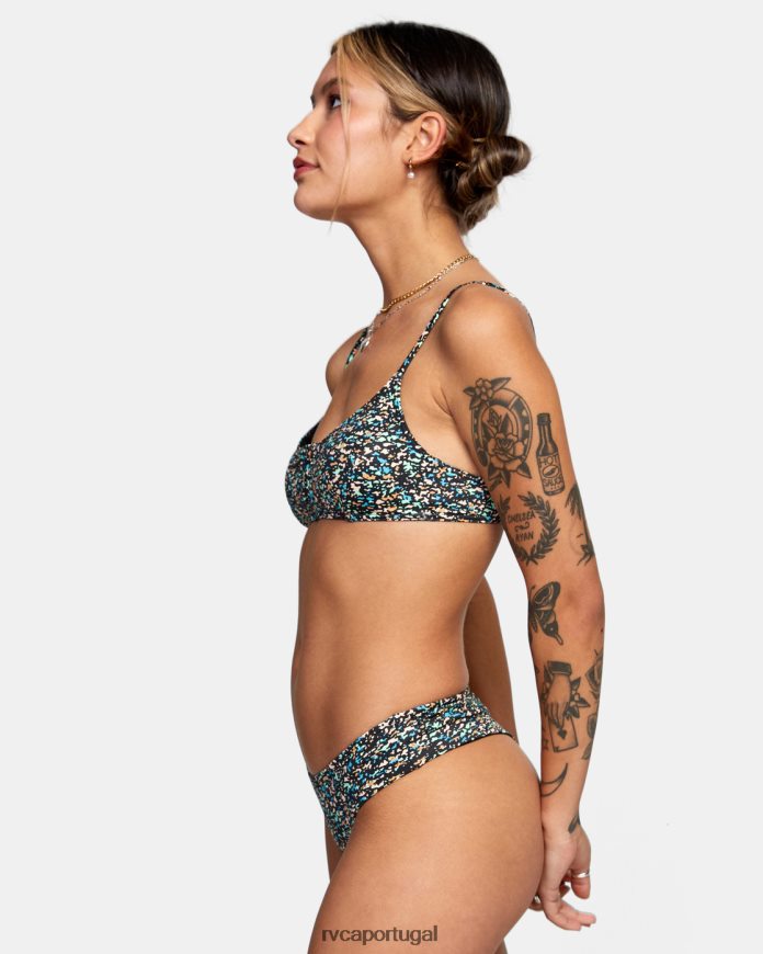 nadar RVCA mulheres não importa a parte de baixo do biquíni atrevida multi N00F2H1674