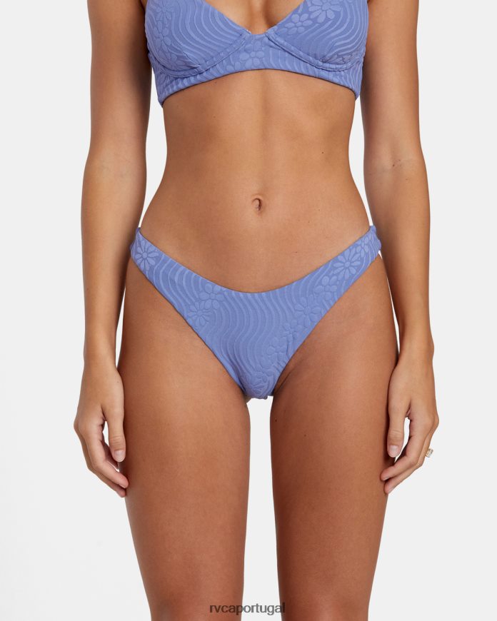 nadar RVCA mulheres parte de baixo de biquíni com brilho e atordoado costa N00F2H1122
