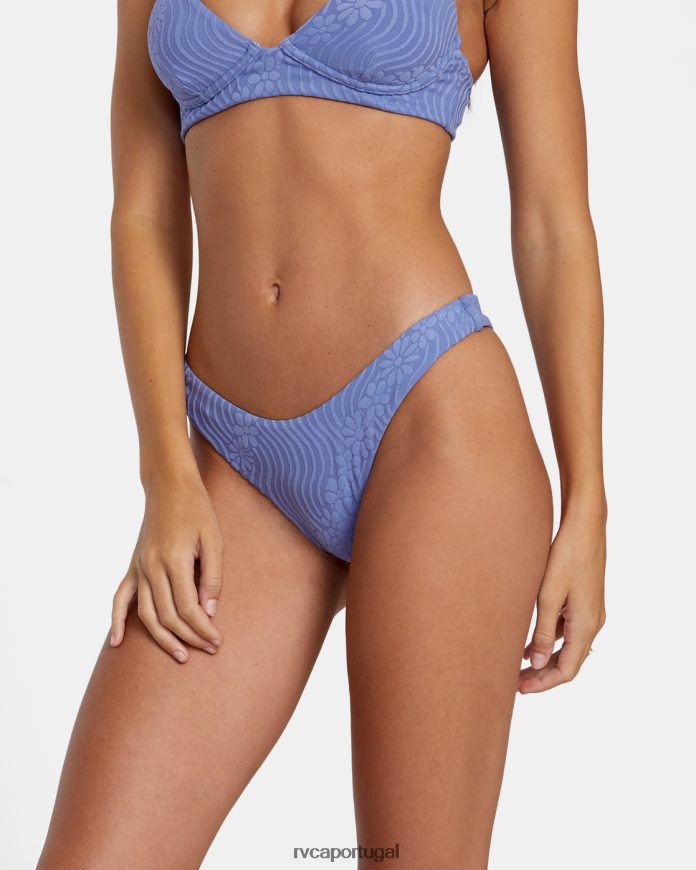 nadar RVCA mulheres parte de baixo de biquíni com brilho e atordoado costa N00F2H1122