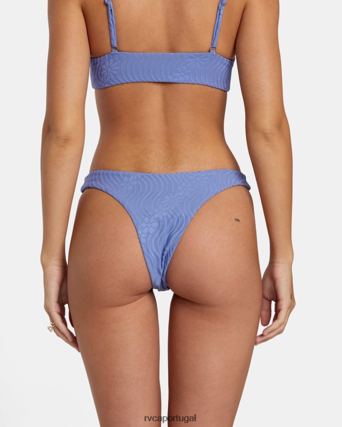 nadar RVCA mulheres parte de baixo de biquíni com brilho e atordoado costa N00F2H1122