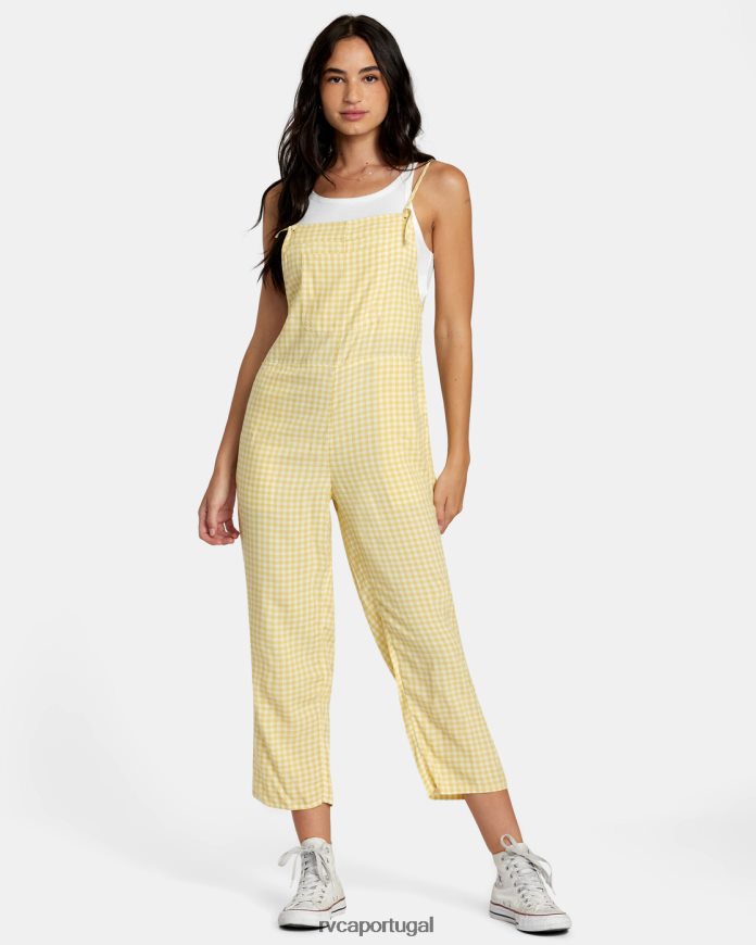 nadar RVCA mulheres encobrimento zula jumper dourado N00F2H1209