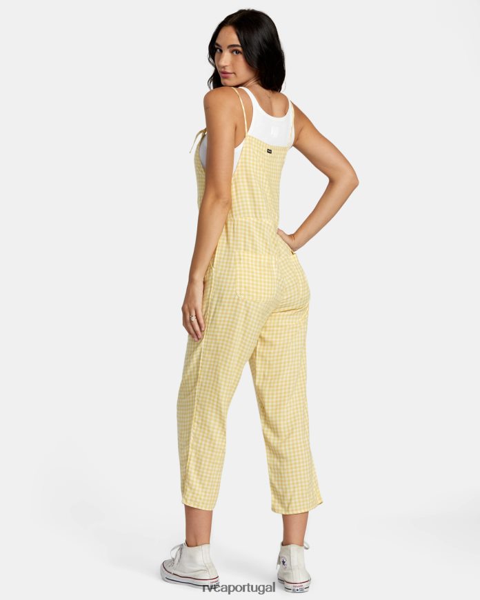 nadar RVCA mulheres encobrimento zula jumper dourado N00F2H1209