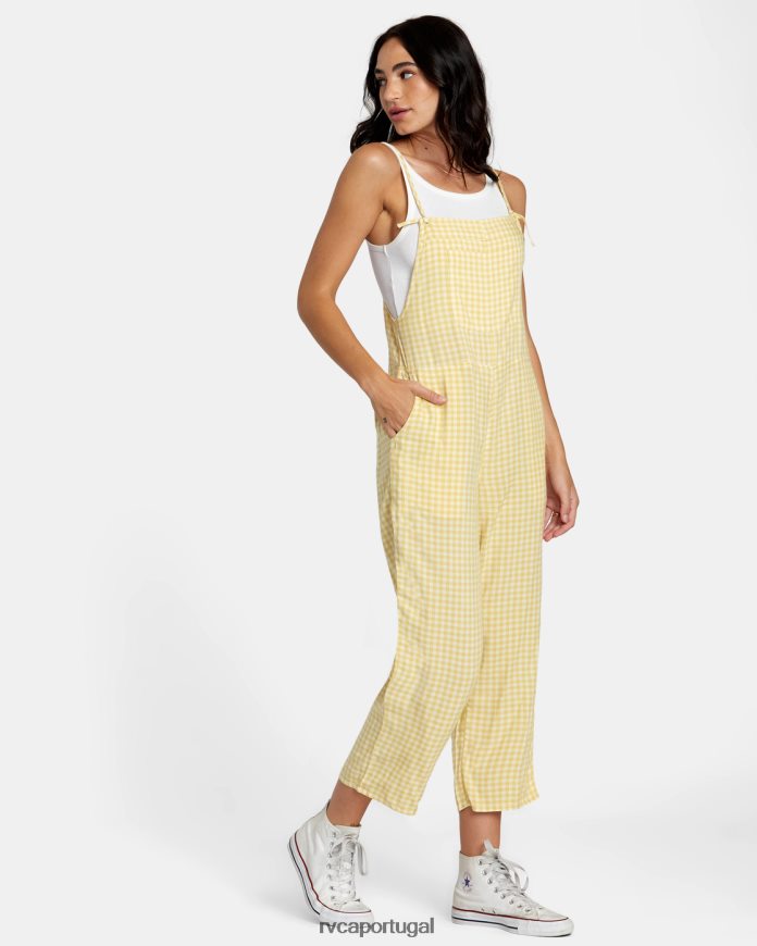 nadar RVCA mulheres encobrimento zula jumper dourado N00F2H1209