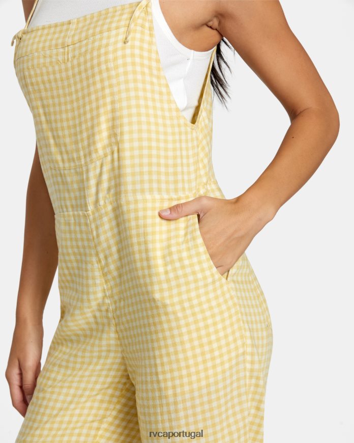 nadar RVCA mulheres encobrimento zula jumper dourado N00F2H1209