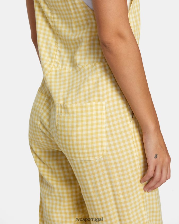 nadar RVCA mulheres encobrimento zula jumper dourado N00F2H1209