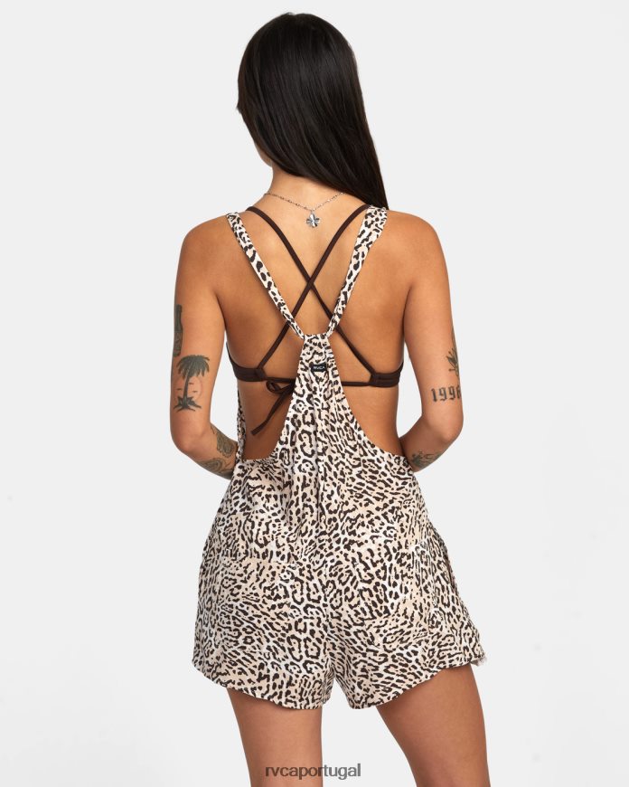 nadar RVCA mulheres macacão padrão Java N00F2H1613