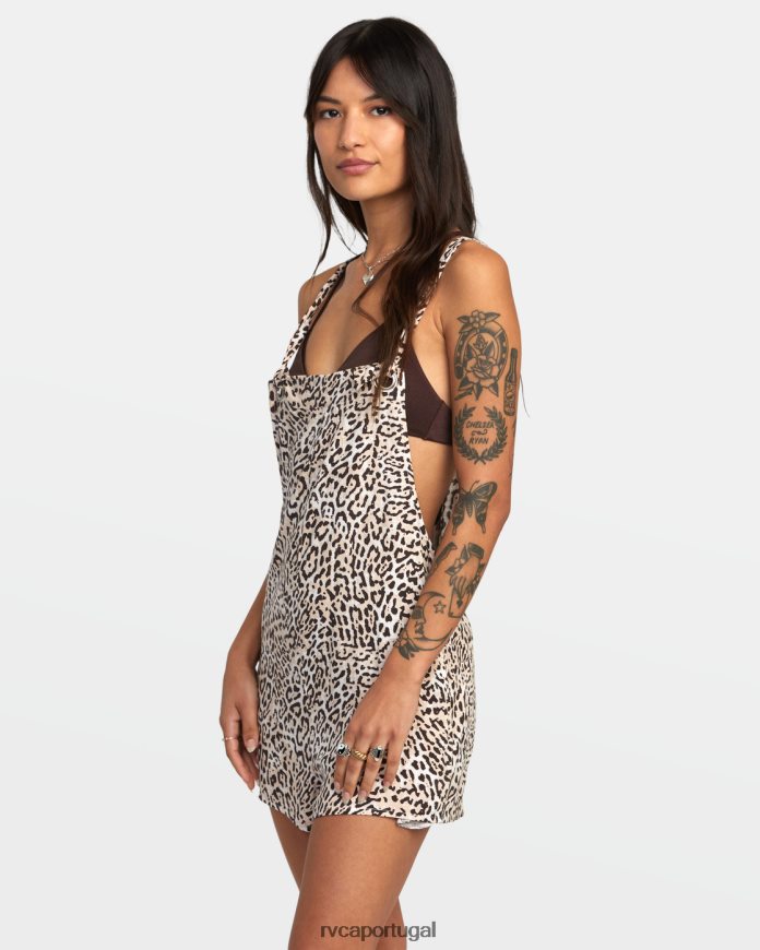 nadar RVCA mulheres macacão padrão Java N00F2H1613