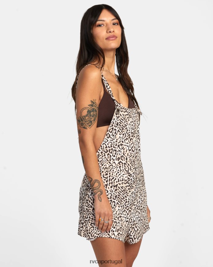 nadar RVCA mulheres macacão padrão Java N00F2H1613