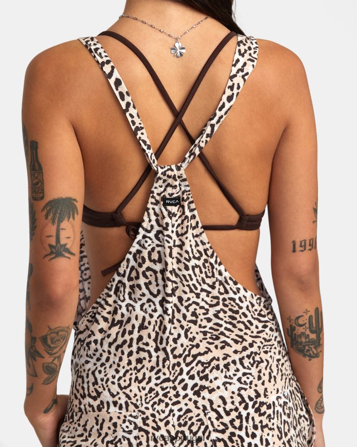 nadar RVCA mulheres macacão padrão Java N00F2H1613