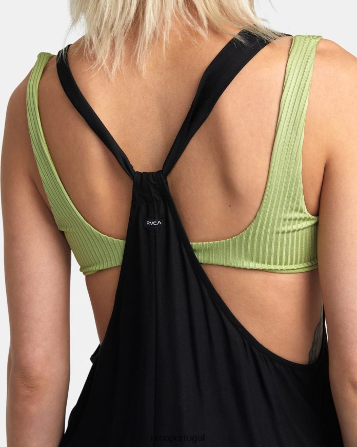 nadar RVCA mulheres macacão padrão preto N00F2H1288