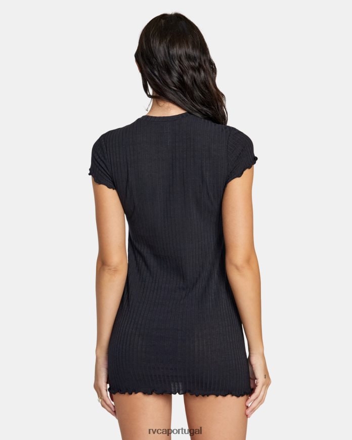 nadar RVCA mulheres vai cobrir o vestido bodycon preto N00F2H1256