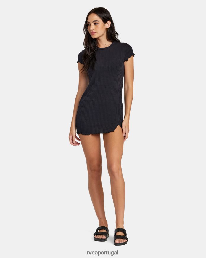 nadar RVCA mulheres vai cobrir o vestido bodycon preto N00F2H1256