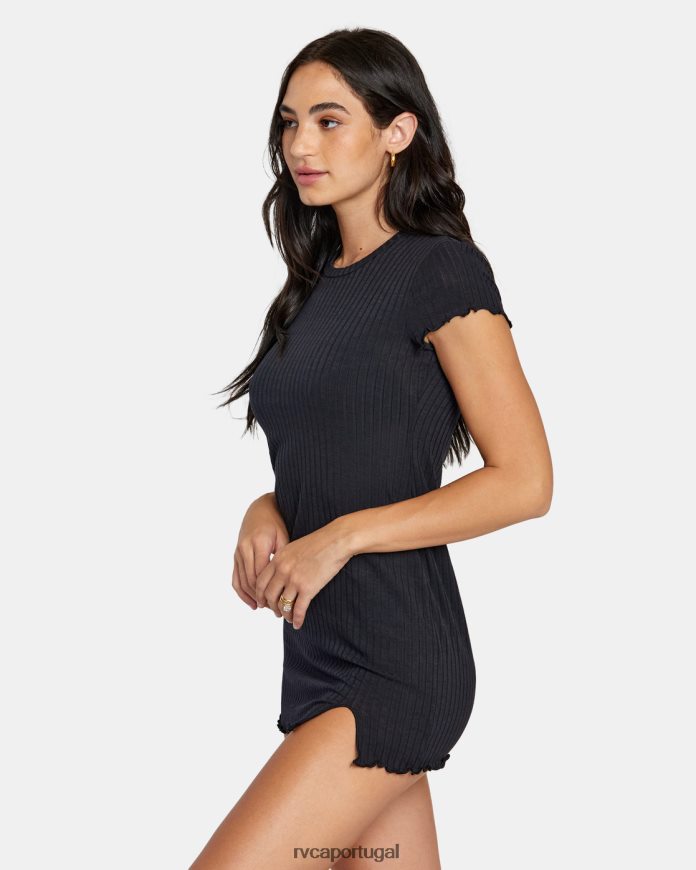 nadar RVCA mulheres vai cobrir o vestido bodycon preto N00F2H1256