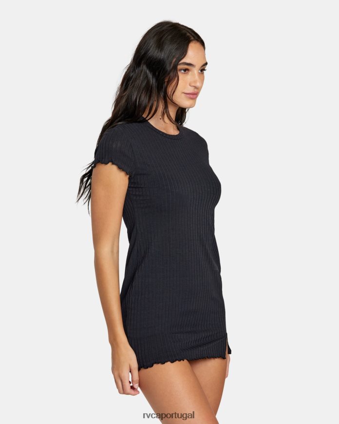 nadar RVCA mulheres vai cobrir o vestido bodycon preto N00F2H1256