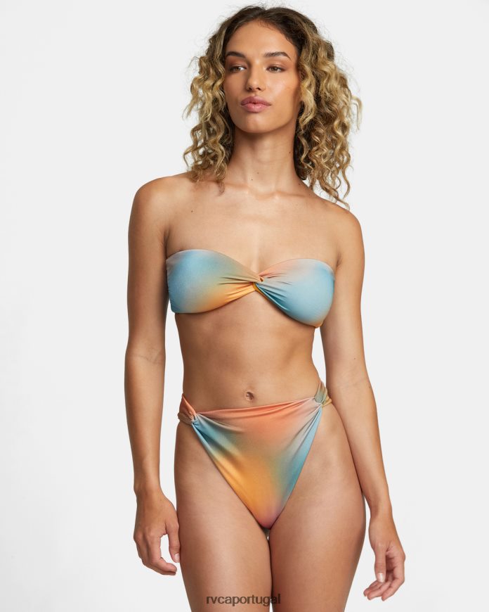 nadar RVCA mulheres bikini sun rose machado cai-cai multi N00F2H1213