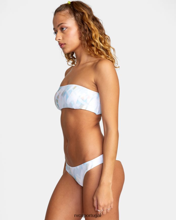 nadar RVCA mulheres top de biquíni bandeau dye dream multi N00F2H1456