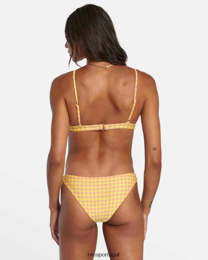 nadar RVCA mulheres top de biquíni com aros e sunkissed Lilikoi N00F2H1386