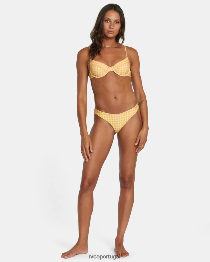 nadar RVCA mulheres top de biquíni com aros e sunkissed Lilikoi N00F2H1386