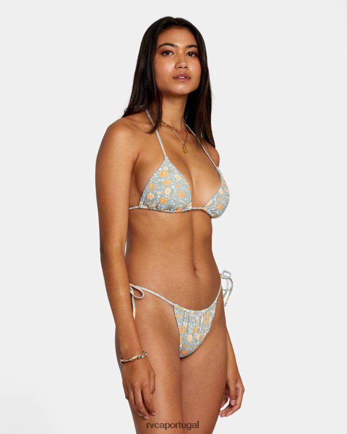 nadar RVCA mulheres top de biquíni tri da mãe xisto N00F2H1151