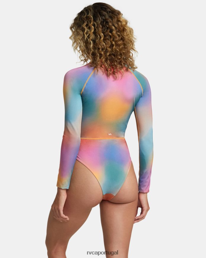 nadar RVCA mulheres maiô rose machado multi N00F2H1219