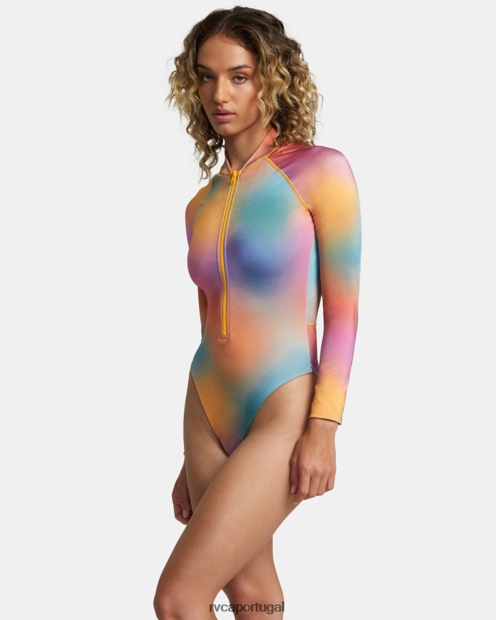 nadar RVCA mulheres maiô rose machado multi N00F2H1219