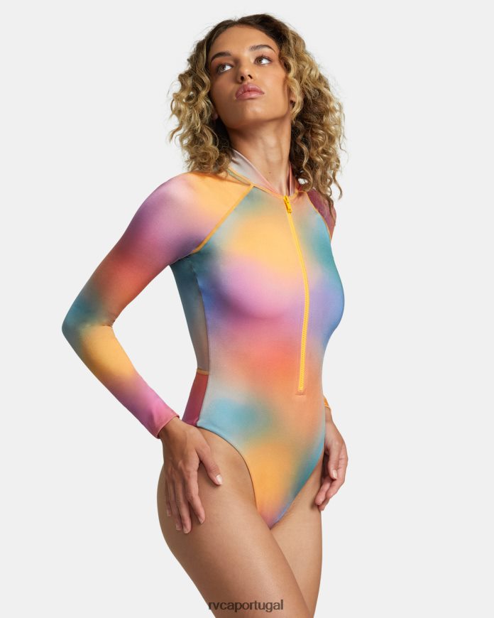 nadar RVCA mulheres maiô rose machado multi N00F2H1219