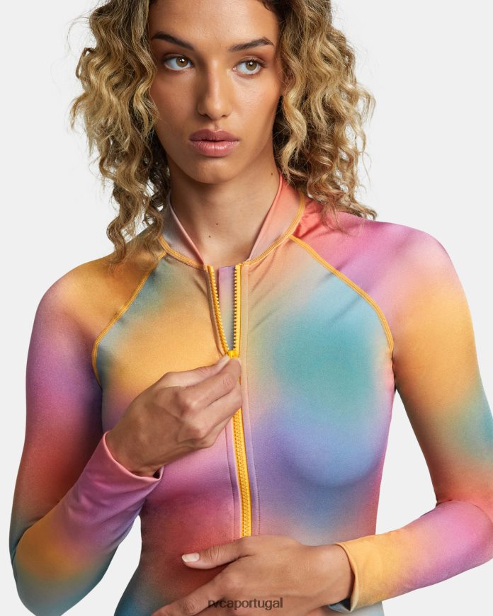 nadar RVCA mulheres maiô rose machado multi N00F2H1219