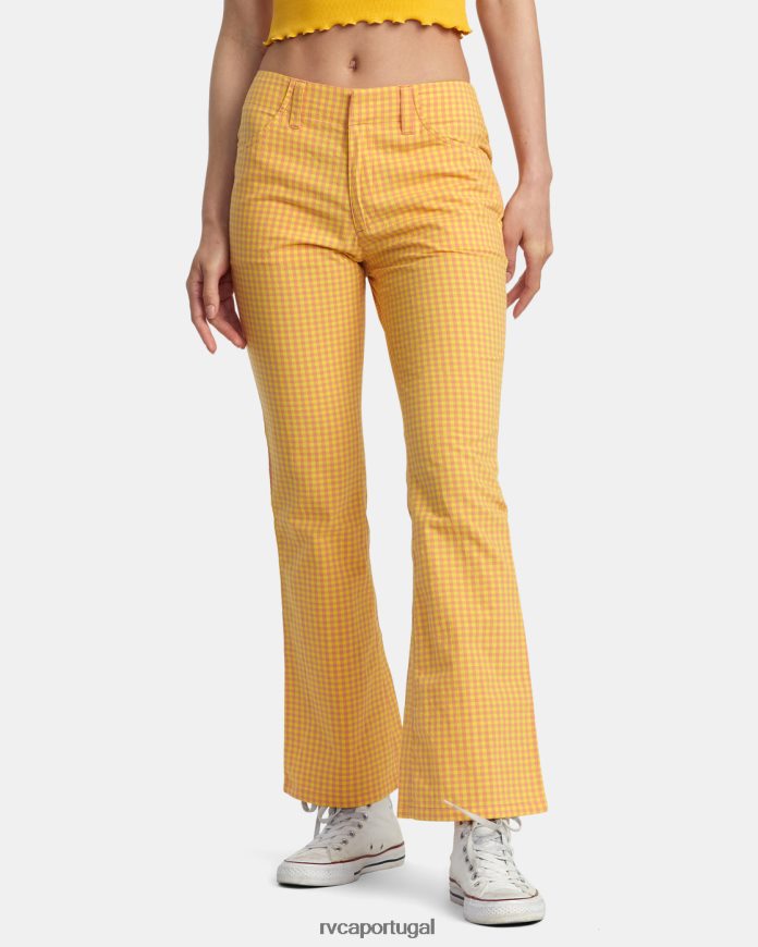 roupas RVCA mulheres calça kennedy Lilikoi N00F2H1399