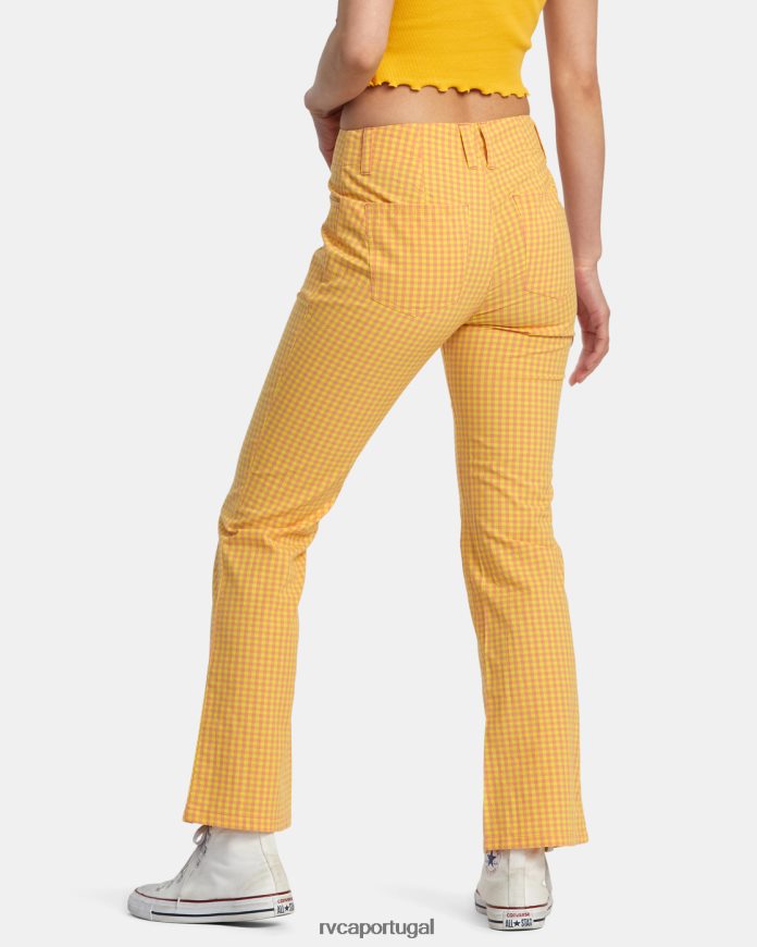 roupas RVCA mulheres calça kennedy Lilikoi N00F2H1399