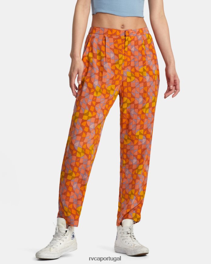 roupas RVCA mulheres calças blip sândalo N00F2H1259