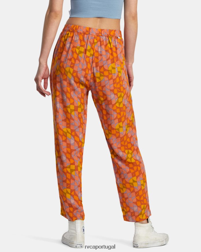 roupas RVCA mulheres calças blip sândalo N00F2H1259