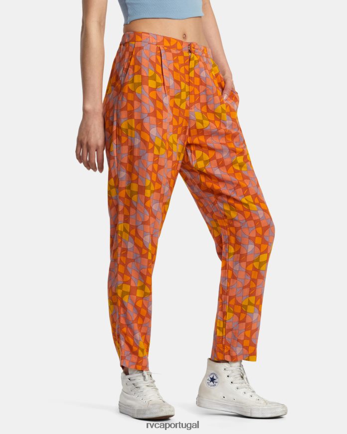 roupas RVCA mulheres calças blip sândalo N00F2H1259