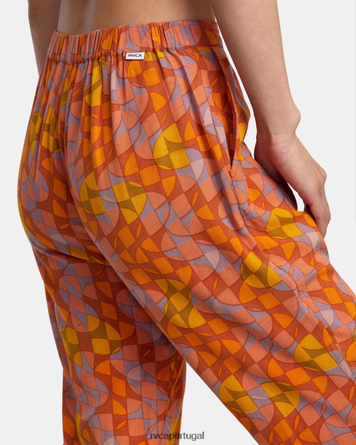 roupas RVCA mulheres calças blip sândalo N00F2H1259