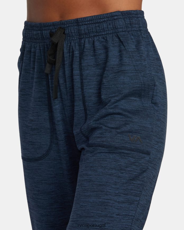 roupas RVCA mulheres calças de treino c-able meia-noite N00F2H1646