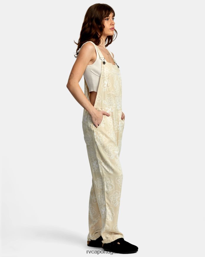roupas RVCA mulheres novo macacão yume deserto N00F2H1431