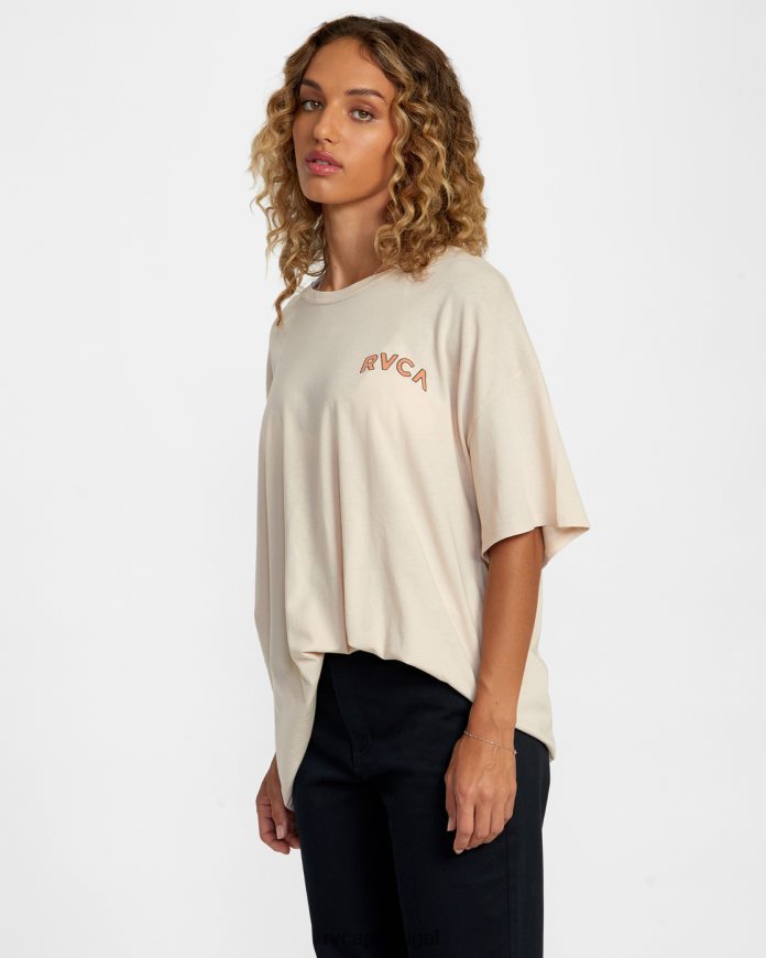 roupas RVCA mulheres camiseta banjo giz N00F2H1149