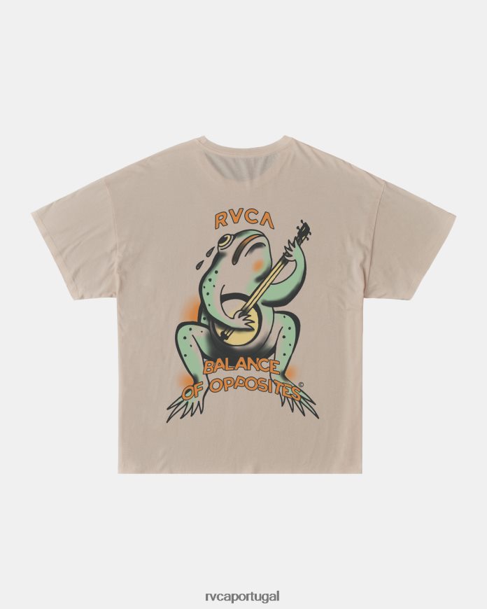 roupas RVCA mulheres camiseta banjo giz N00F2H1149