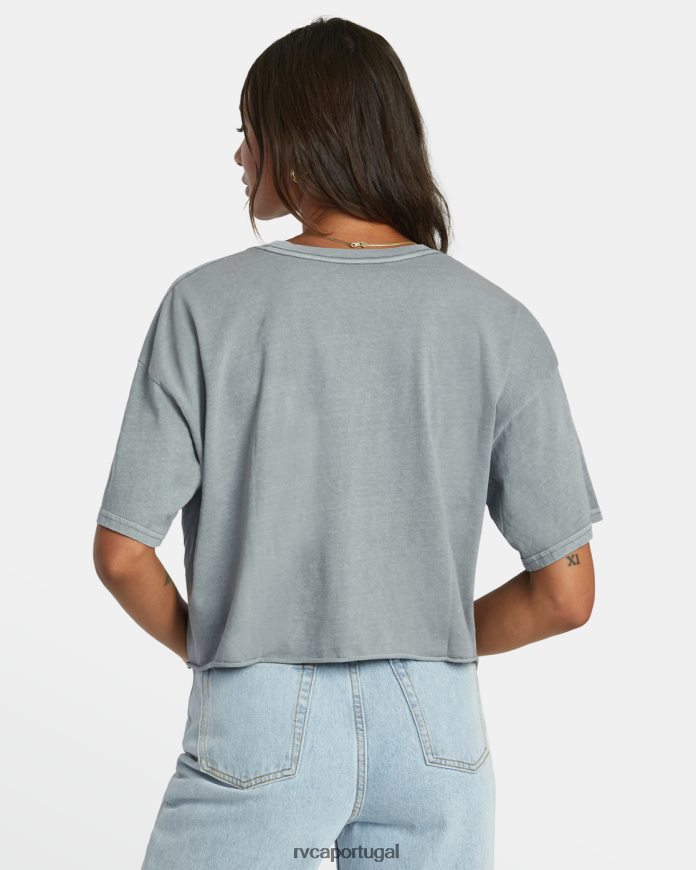 roupas RVCA mulheres camiseta de bolso ptc monumento N00F2H1092