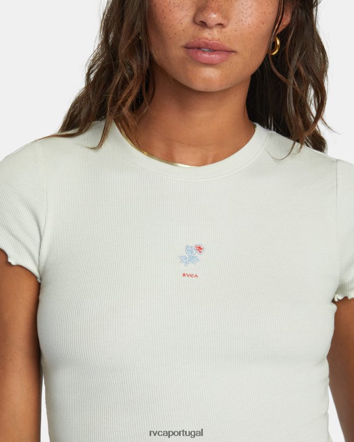 roupas RVCA mulheres camiseta delicada do colega de classe pulverizador de mar N00F2H1344