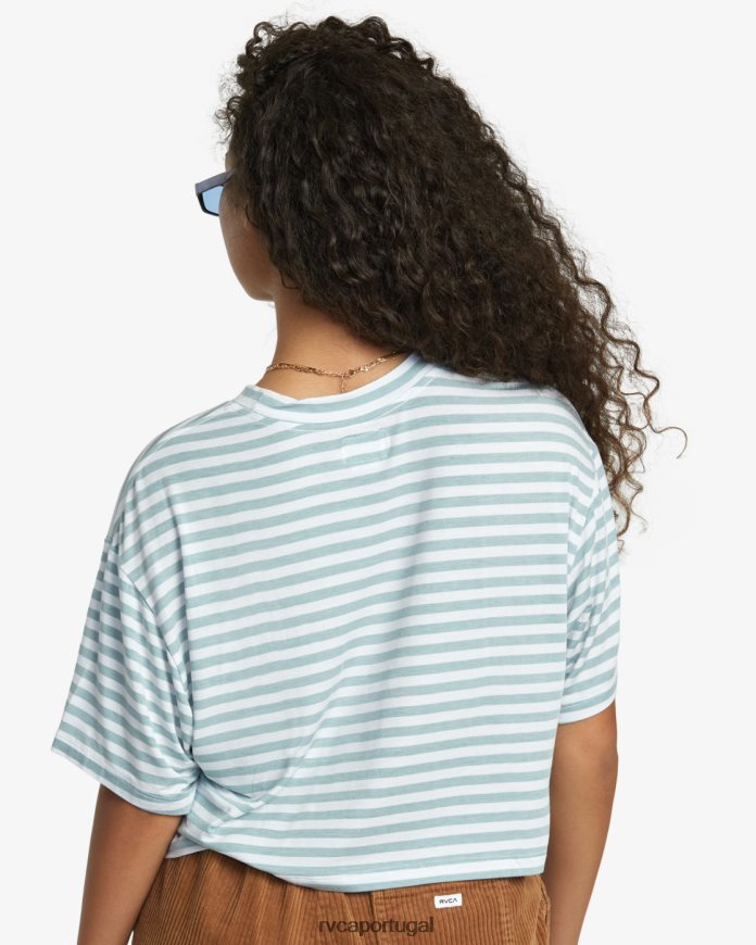 roupas RVCA mulheres camiseta viciante xisto N00F2H1095