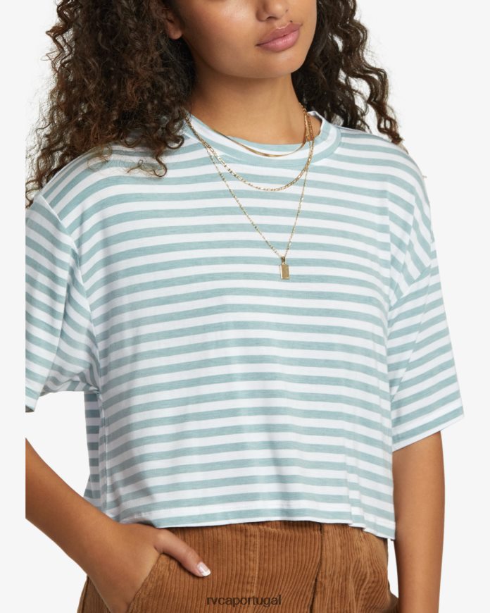 roupas RVCA mulheres camiseta viciante xisto N00F2H1095